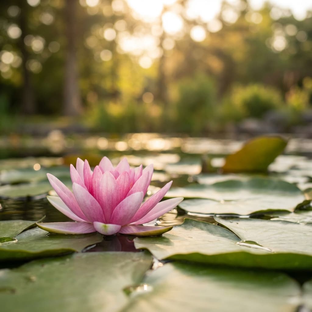 Pink Water Lily